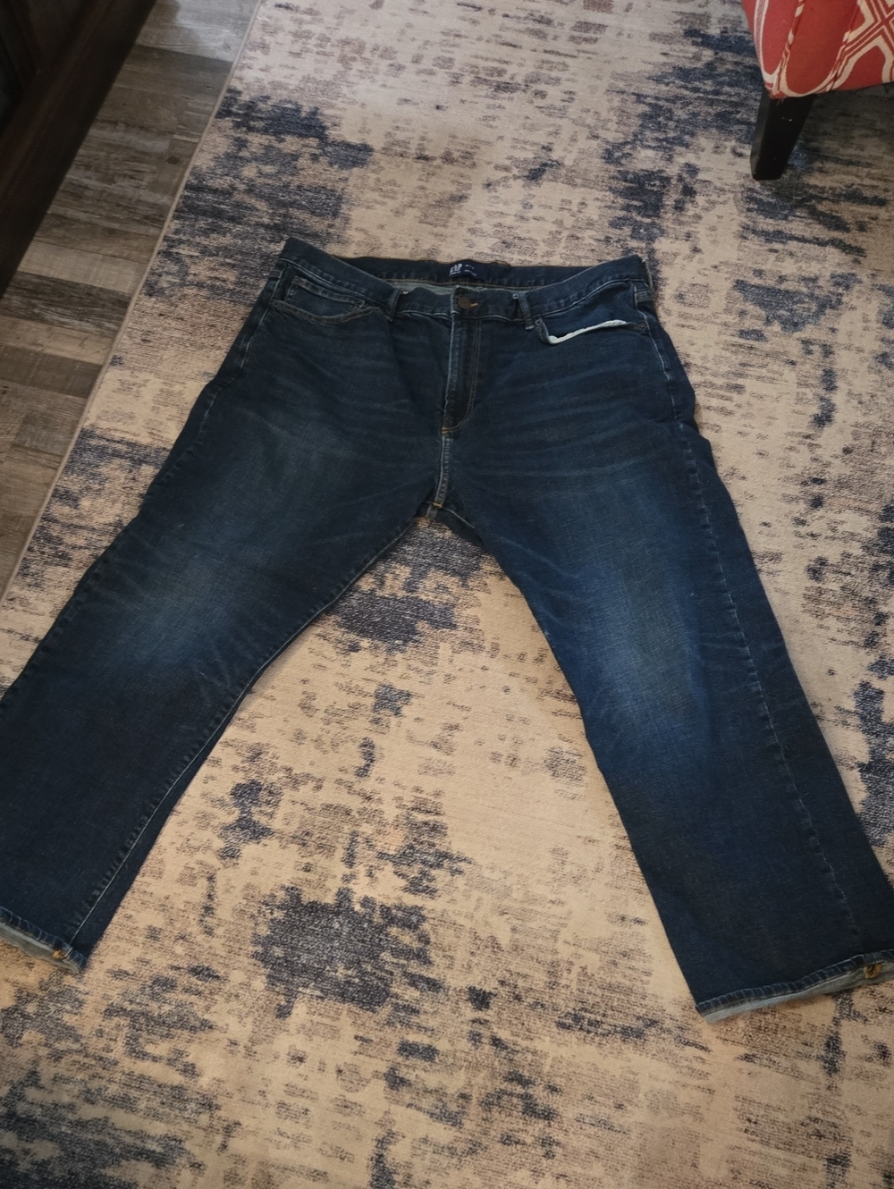 GAP Men's Relaxed Dark Indigo Jeans